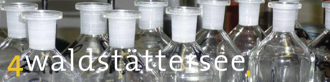 Flaschen im Labor